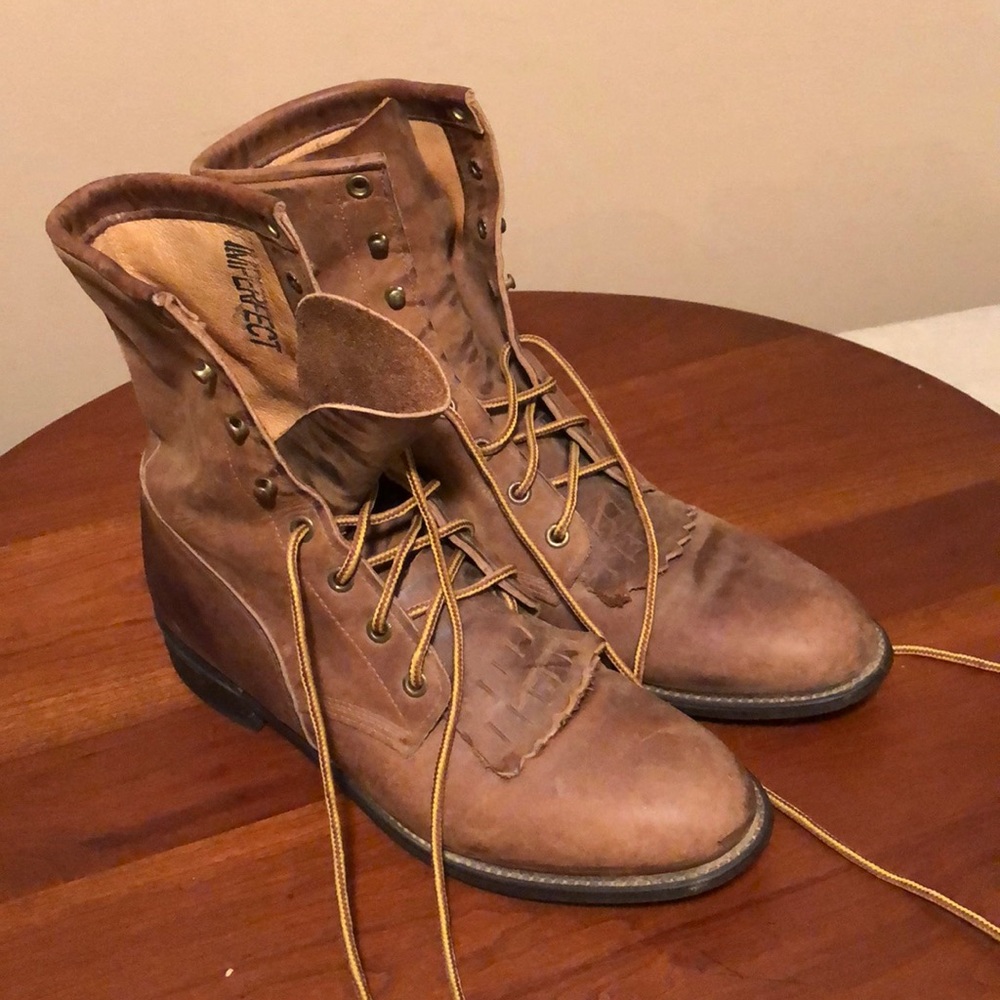 Vintage prairie boots